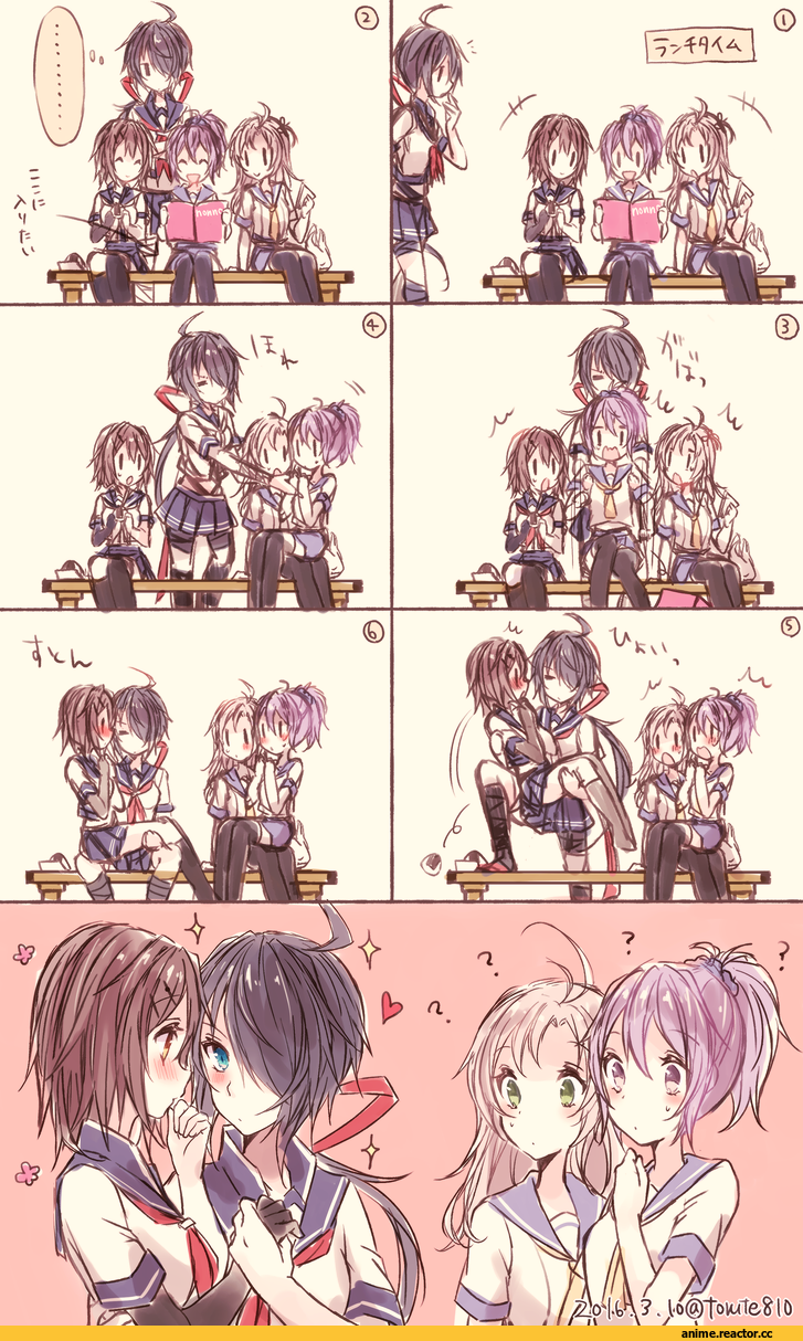 torute, Kako (Kantai Collection), Kantai Collection, Furutaka, Aoba (Kantai Collection), Kinugasa (Kantai Collection), Anime