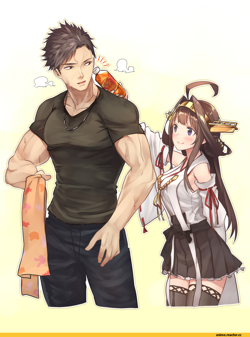 Baffu, Kongou (Kantai Collection), Kantai Collection, Admiral (Kantai Collection), Anime