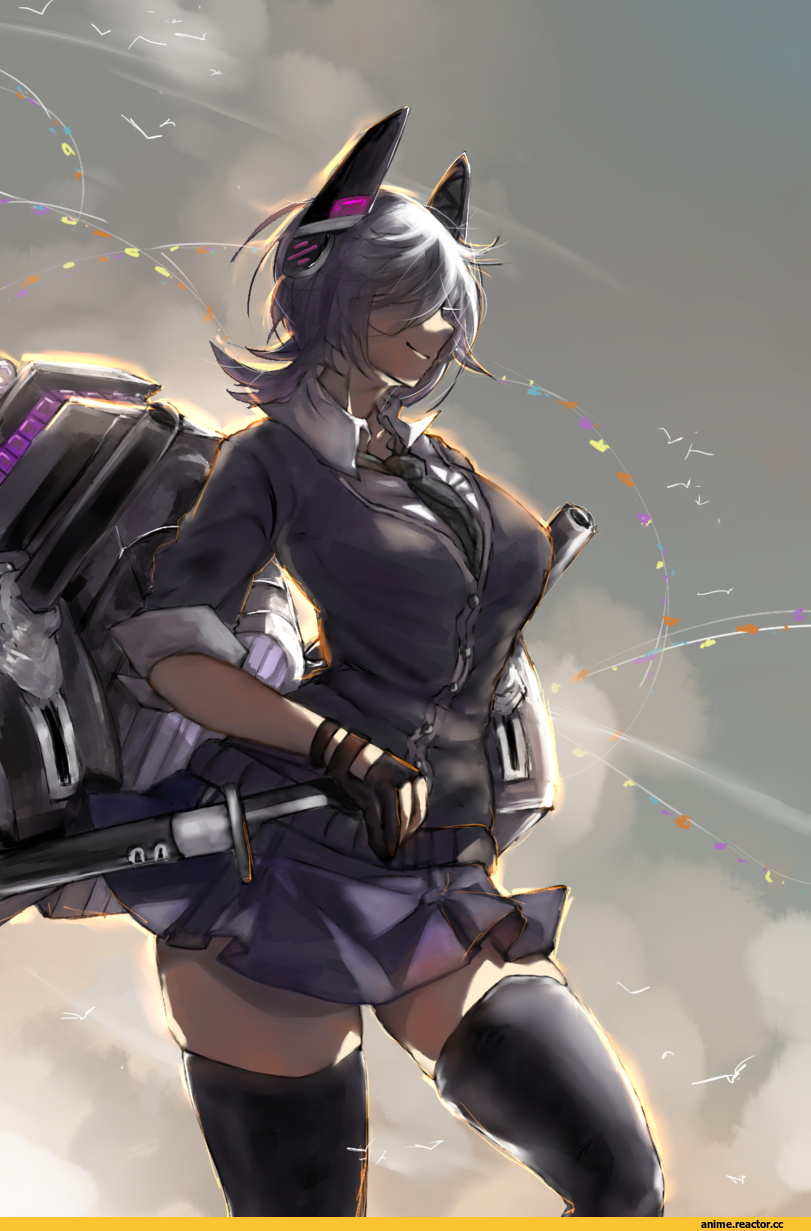 Tenryuu, Kantai Collection, inukami (lupusinukami), Anime