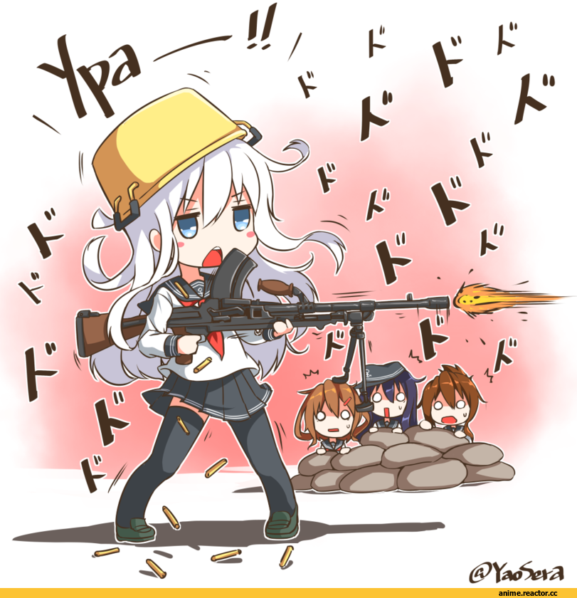 yaosera, akatsuki (kantai collection), Kantai Collection, Hibiki (Kantai Collection), ikazuchi (kantai collection), Inazuma (Kantai Collection), Опасные Няшки, Anime Няши, Anime