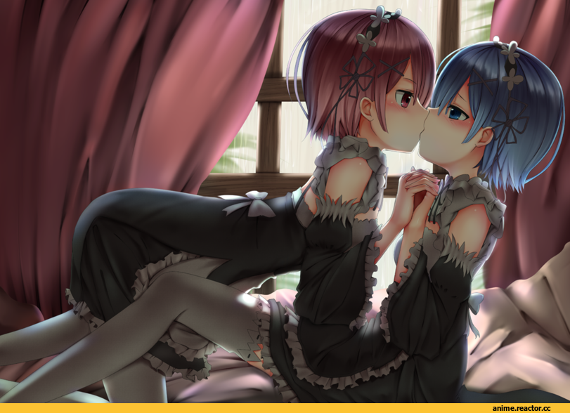 anon, Ram (Re Zero), Re Zero Kara Hajimeru Isekai Seikatsu, Rem (re zero), Shoujo Ai, Ginhaha, Anime