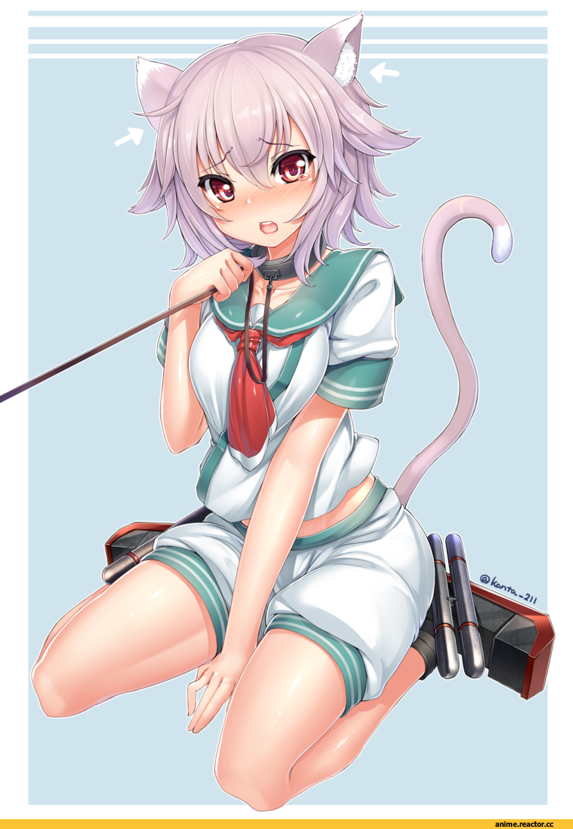 kancolle, Tama (Kantai Collection), Animal Ears, kantarou (nurumayutei), Anime Art, Anime