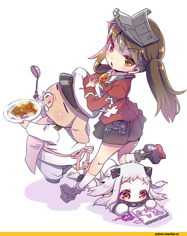Kantai Collection, Ryuujou, Northern Ocean Hime, Admiral (Kantai Collection), igaiga, Anime