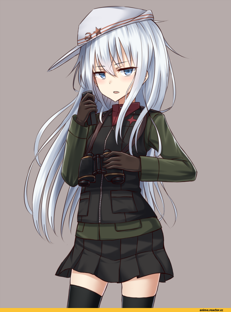 Verniy, Kantai Collection, Girls und Panzer, crossover, rabochicken, Anime