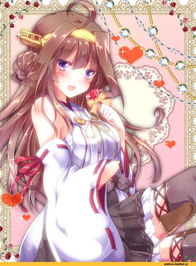 nanoha-h, Kongou (Kantai Collection), Kantai Collection, Anime