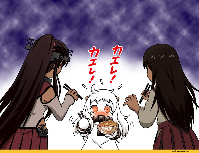 Kantai Collection, Northern Ocean Hime, Akagi (Kantai Collection), Yamato (Kantai Collection), Anime