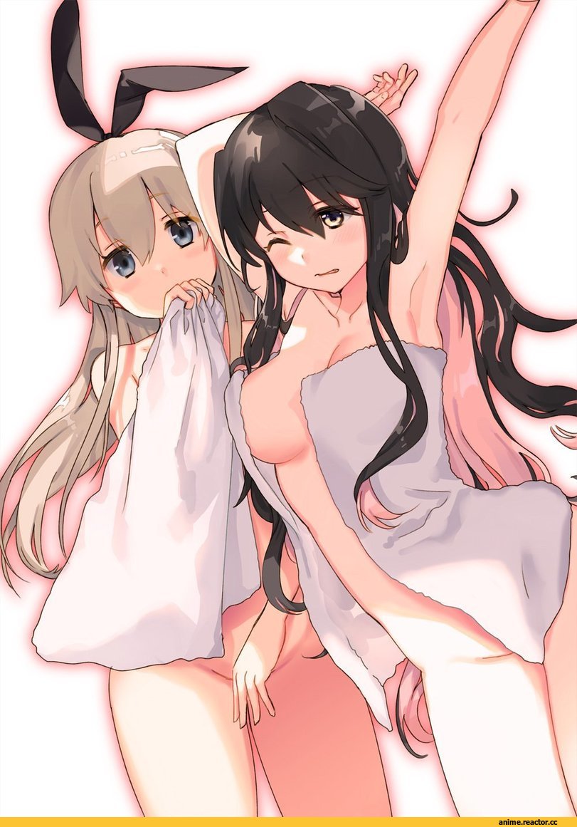 Kantai Collection, Shimakaze, Naganami (Kantai Collection), yo yuma, Anime Ero Swim, Anime Ero, Anime