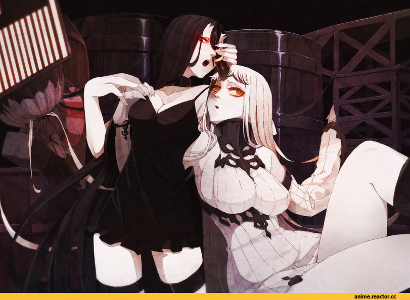 Battleship-symbiotic Hime, Kantai Collection, Seaport Hime, rensouhou-chan, Anime Art, nikuzaiku, Anime