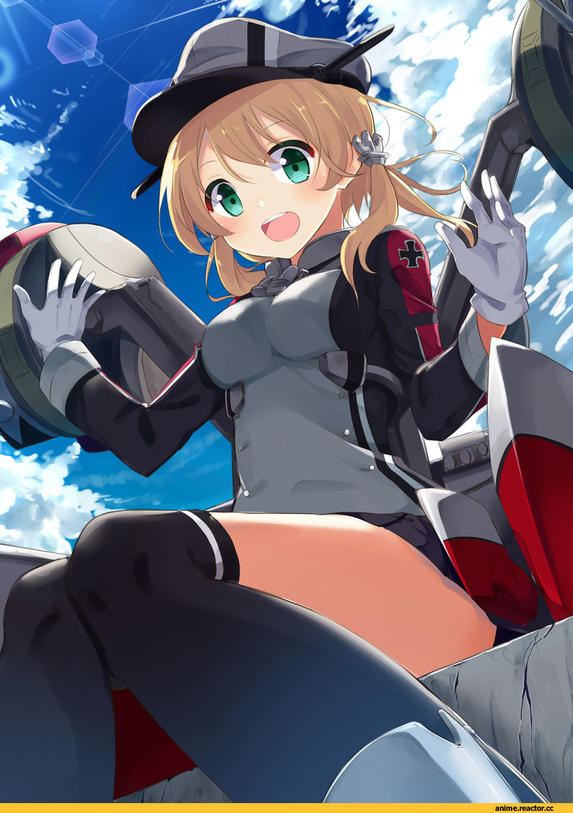 Prinz Eugen, Kantai Collection, sasahara wakaba, Anime Art, Anime