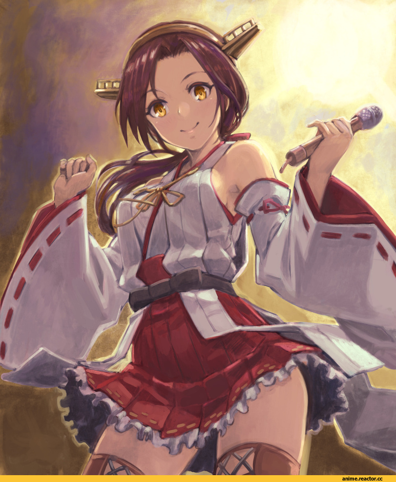 Kawashima Mizuki, Idolmaster, Anime Art, tan taka, crossover, Kantai Collection, Anime