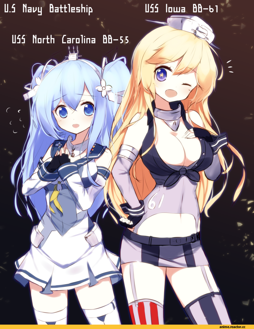 uss north carolina (bb-55), Kantai Original, Kantai Collection, Iowa (Kantai Collection), TanDoHack, tandozzing, Anime