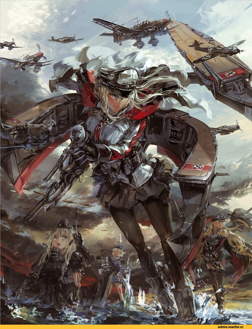 STU DTS, Graf Zeppelin, Kantai Collection, Bismarck (Kantai Collection), U-511 (Kantai Collection), Z1 Leberecht Maass (Kantai Collection), Anime
