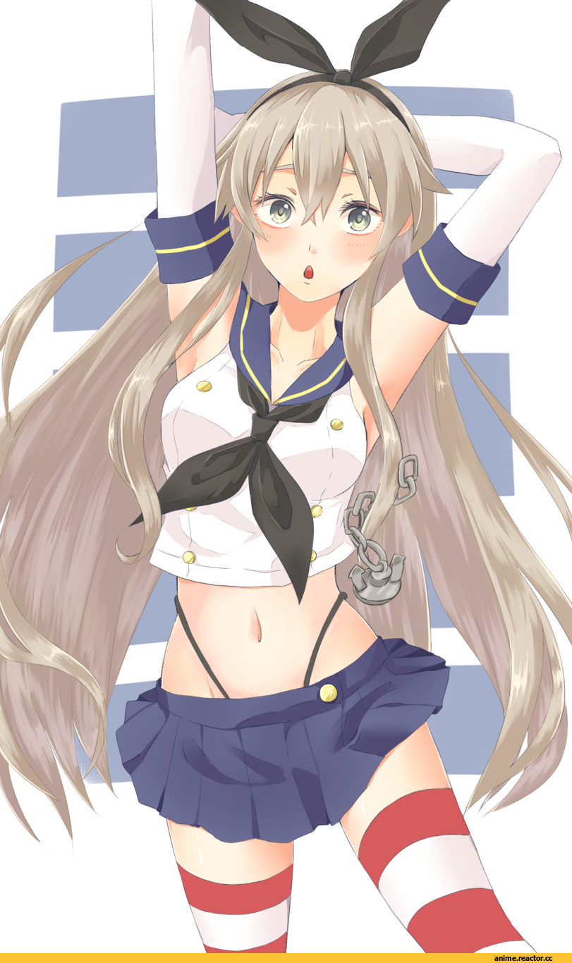 Kantai Collection, Shimakaze, yuzuki karin (etoshimo), Anime