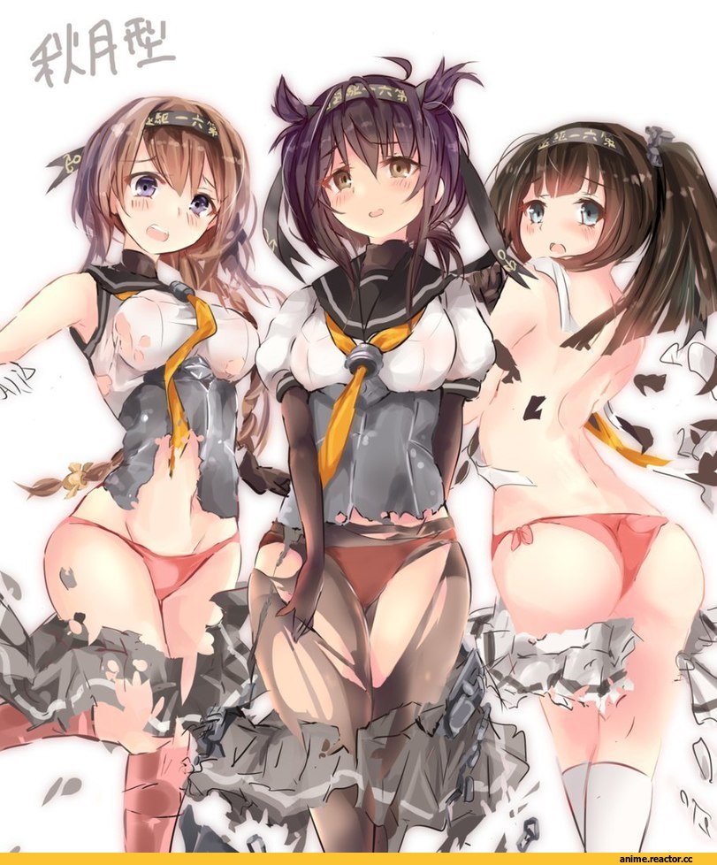 Akizuki (Kantai Collection), Kantai Collection, Anime Adult pantsu, Anime Ero, Hatsuzuki (Kantai Collection), Teruzuki (Kantai Collection), Anime