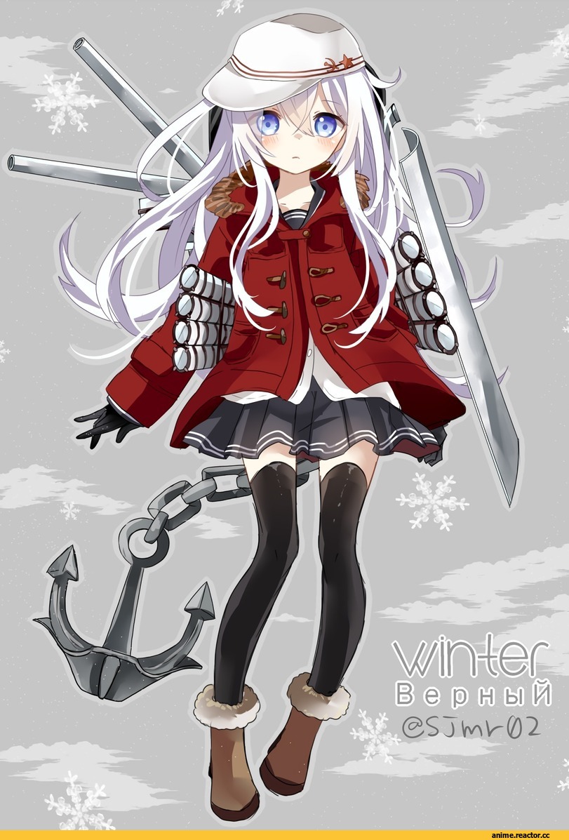 shijima (sjmr02), Kantai Collection, Verniy, Anime