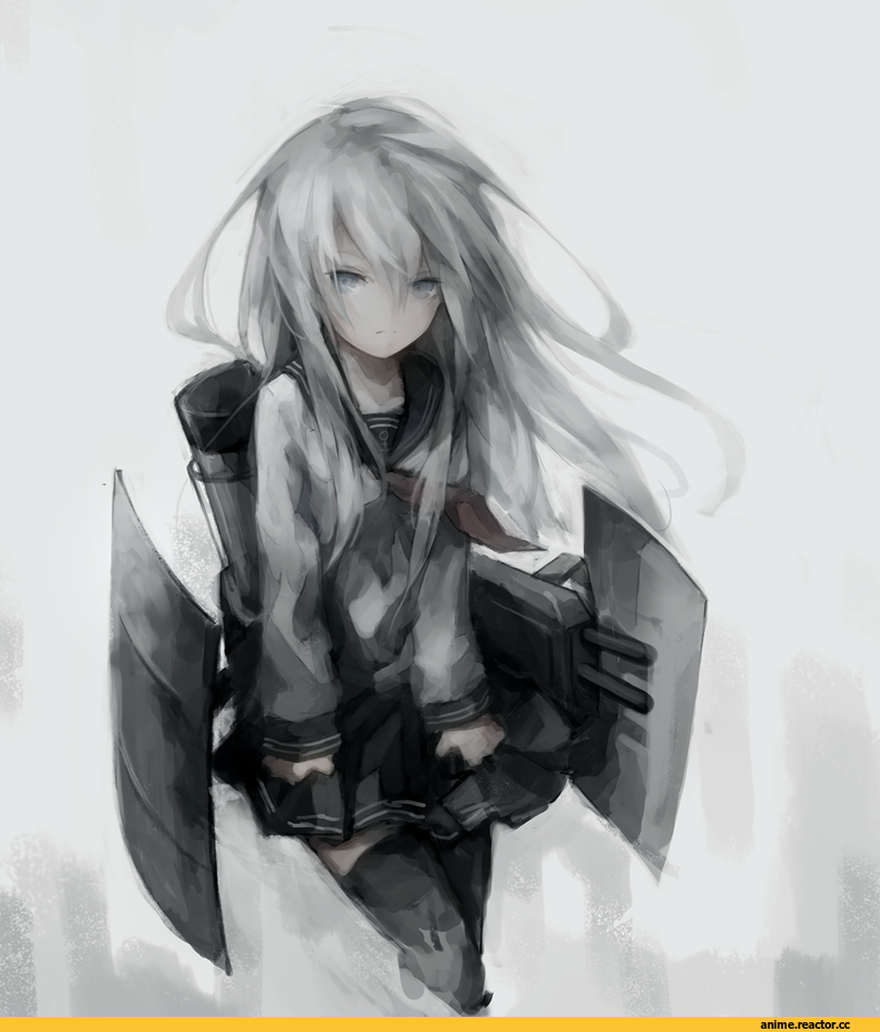 gyup91, hibiki, Kantai Collection, Anime