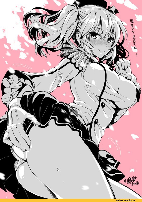 Kojima Saya, Anime Art, Kashima (Kantai Collection), Kantai Collection, Anime Adult pantsu, Anime Ero, Monochrome (Anime), Anime