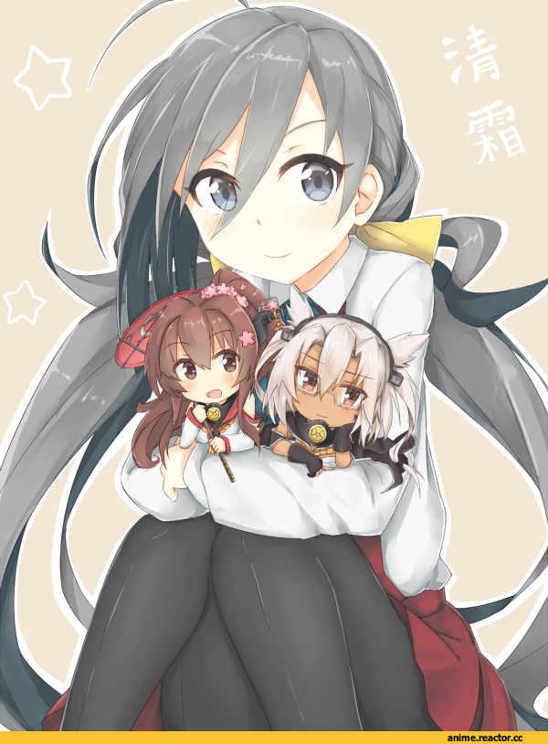 azuhira, Kiyoshimo (Kantai Collection), Kantai Collection, Yamato (Kantai Collection), Musashi (Kantai Collection), Anime