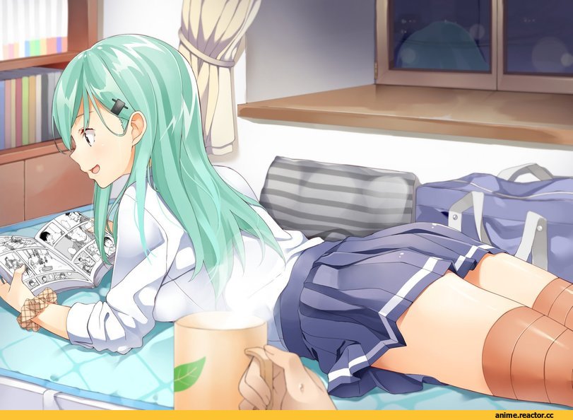 shizuka (deatennsi), Suzuya (Kantai Collection), Kantai Collection, Anime