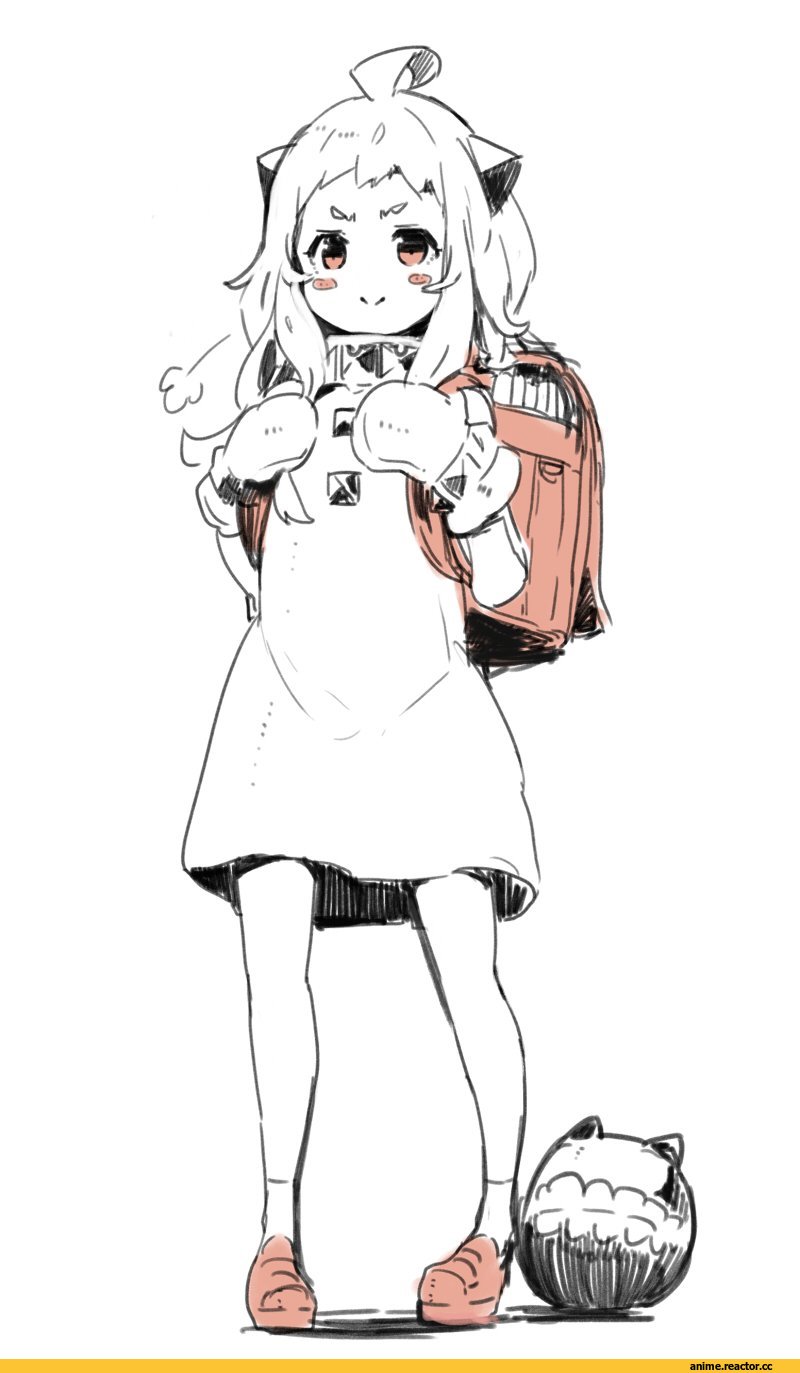 Kantai Collection, Northern Ocean Hime, Sumisu (Mondo), Anime Art, Monochrome (Anime), Anime
