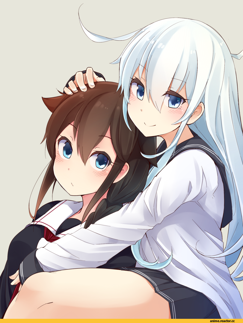 makiya 1919, hibiki, Kantai Collection, Shigure (Kantai Collection), Anime