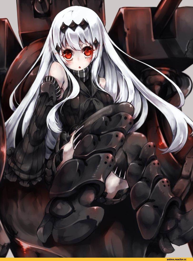 kajaneko, Aircraft Carrier Water Oni, Kantai Collection, Anime