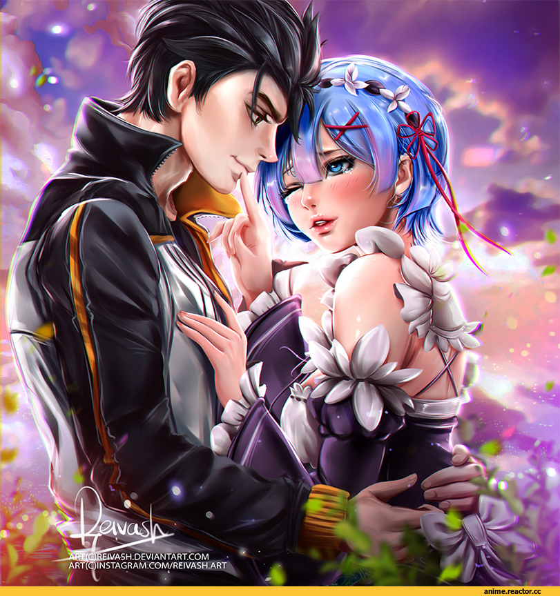Re Zero Kara Hajimeru Isekai Seikatsu, Rem (re zero), Natsuki Subaru, Javier Estrada, Anime