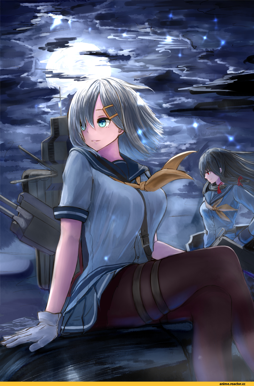 Hamakaze (Kantai Collection), Kantai Collection, Isokaze (Kantai Collection), Anime