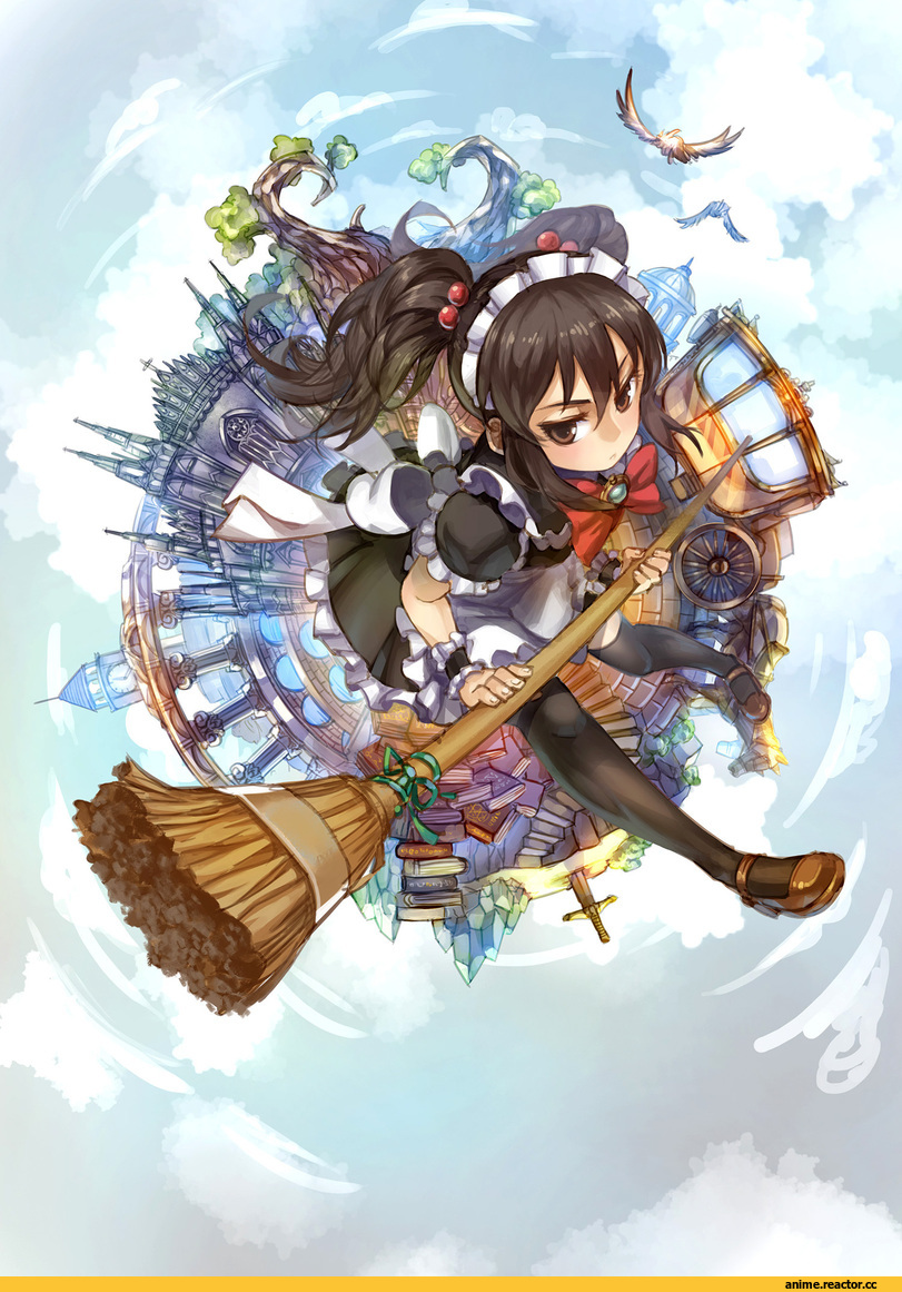 Anime Art, madcocoon, Maid, Anime