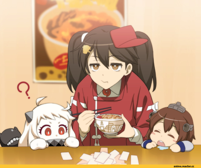 sena zombienu, Northern Ocean Hime, Kantai Collection, Ryuujou, Yukikaze, Anime