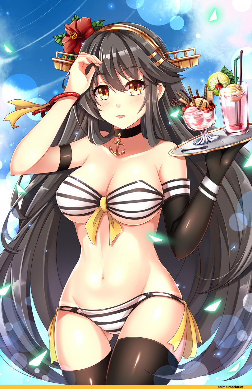 Haruna (Kantai Collection), Kantai Collection, aata1007, Anime Ero Swim, Anime Ero, Anime