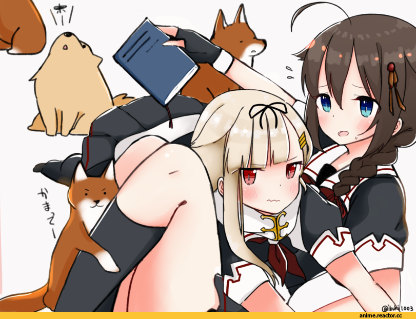 ibuki (ibukiro1003), Shigure (Kantai Collection), Kantai Collection, Yuudachi, Anime