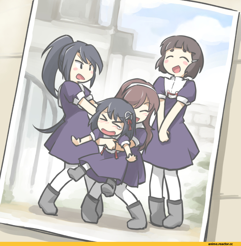 Myoukou, Kantai Collection, Ashigara (kantai collection), Nachi, Haguro, Anime Art, tewarusa, Anime