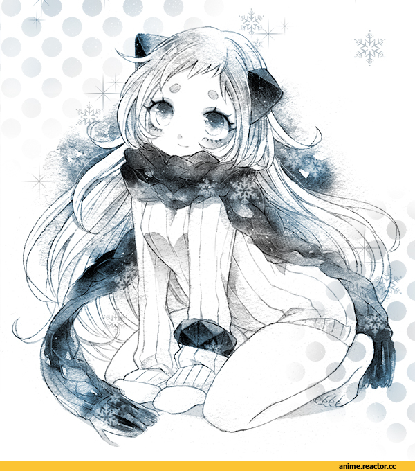 Kantai Collection, Northern Ocean Hime, 0304yama, Monochrome (Anime), Anime Art, Anime
