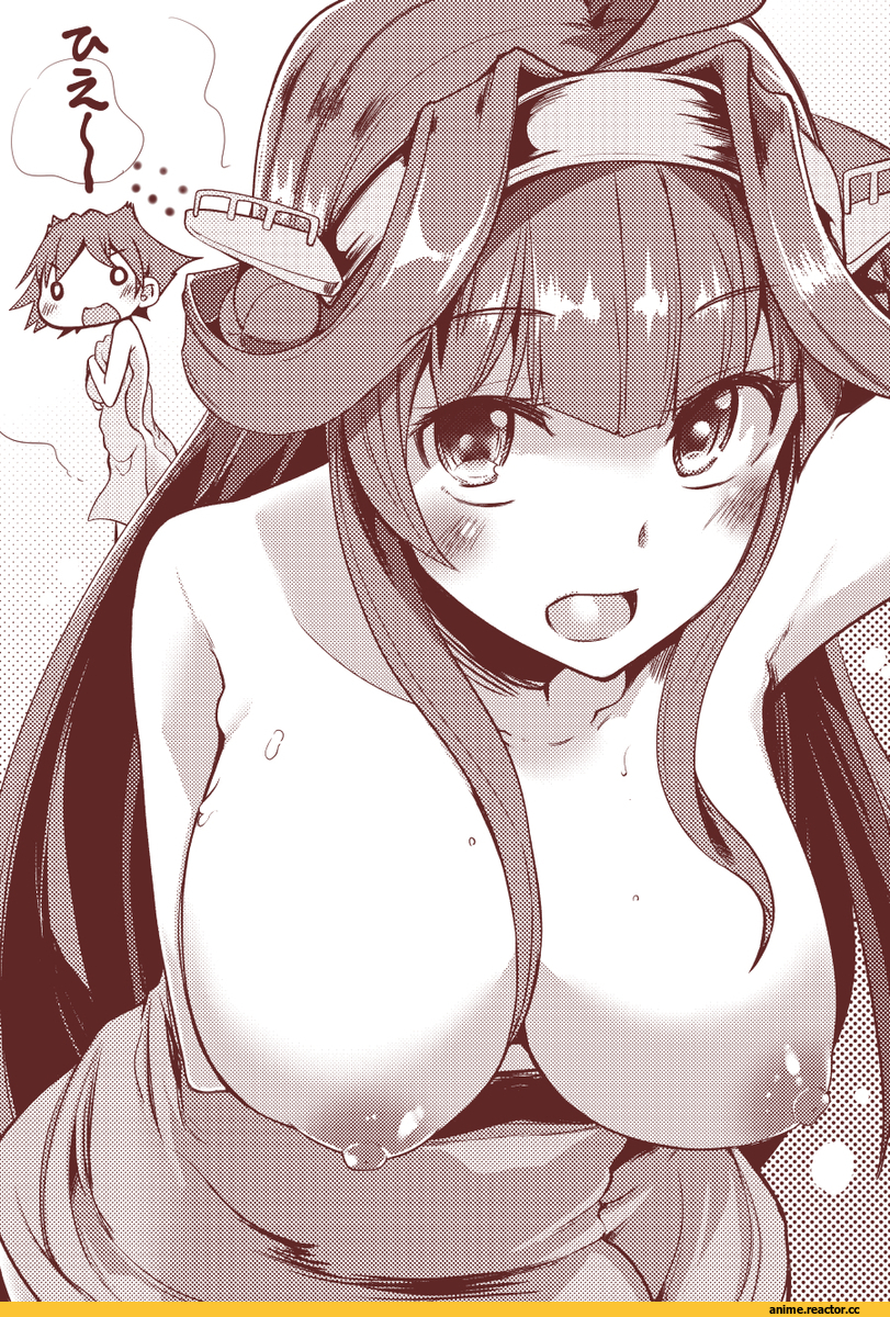 takara akihito, Kongou (Kantai Collection), Kantai Collection, Hiei, Anime Ero Oppai, Anime Ero, Monochrome (Anime), Anime Art, Anime
