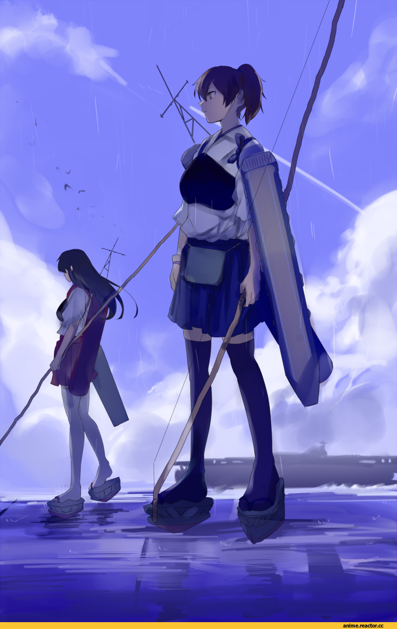 Kaga (Kantai Collection), Kantai Collection, Akagi, tendou itsuki, Anime