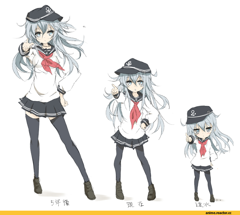 Kantai Collection, Hibiki (Kantai Collection), core (mayomayo), Anime