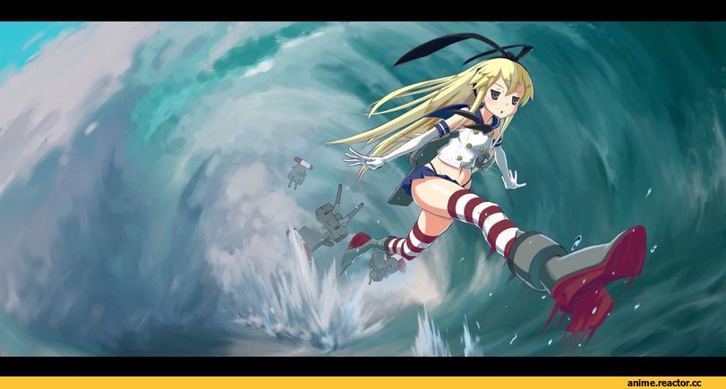 Shimakaze, Kantai Collection, rensouhou-chan, Anime