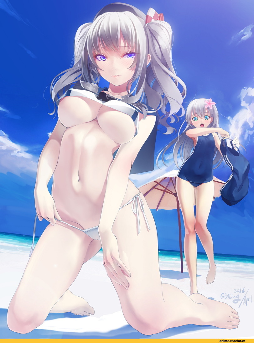 Kashima (Kantai Collection), Kantai Collection, Anime Ero Swim, Anime Ero, Ro-500 (Kantai Collection), Okingjo, Anime Art, Anime