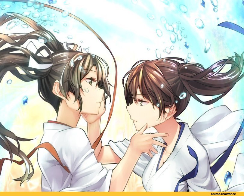 Baffu, Zuikaku, Kantai Collection, Kaga (Kantai Collection), Anime