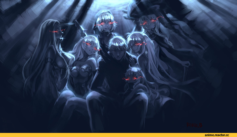 Kantai Collection, Abyssal Admiral, Anchorage Hime, Northern Ocean Hime, Re-class Battleship, Seaport Hime, Wo-Class Aircraft Carrier , Southern Ocean War Hime, 6bi, Anime