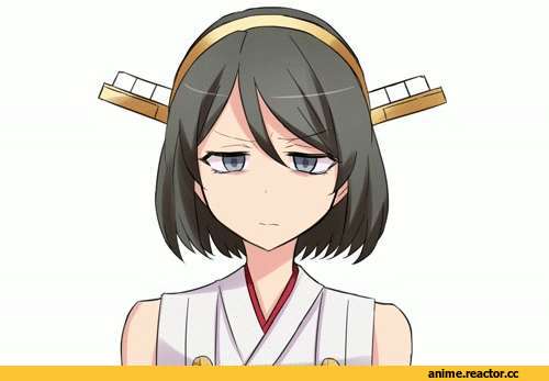 Kirishima (Kantai Collection), Kantai Collection, anime gif, Anime