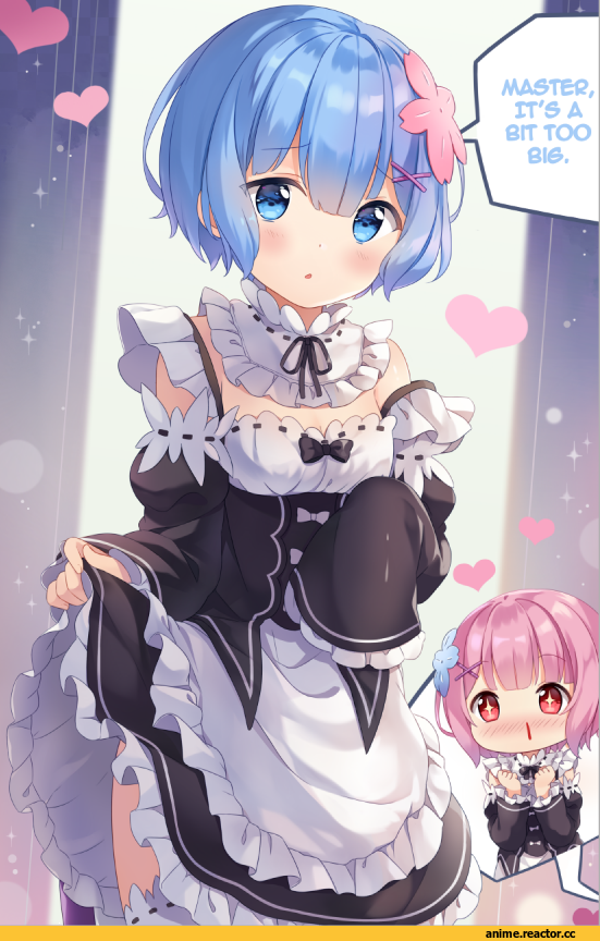 Rem (re zero), Re Zero Kara Hajimeru Isekai Seikatsu, Ram (Re Zero), hitsukuya, Anime Art, Maid, Anime