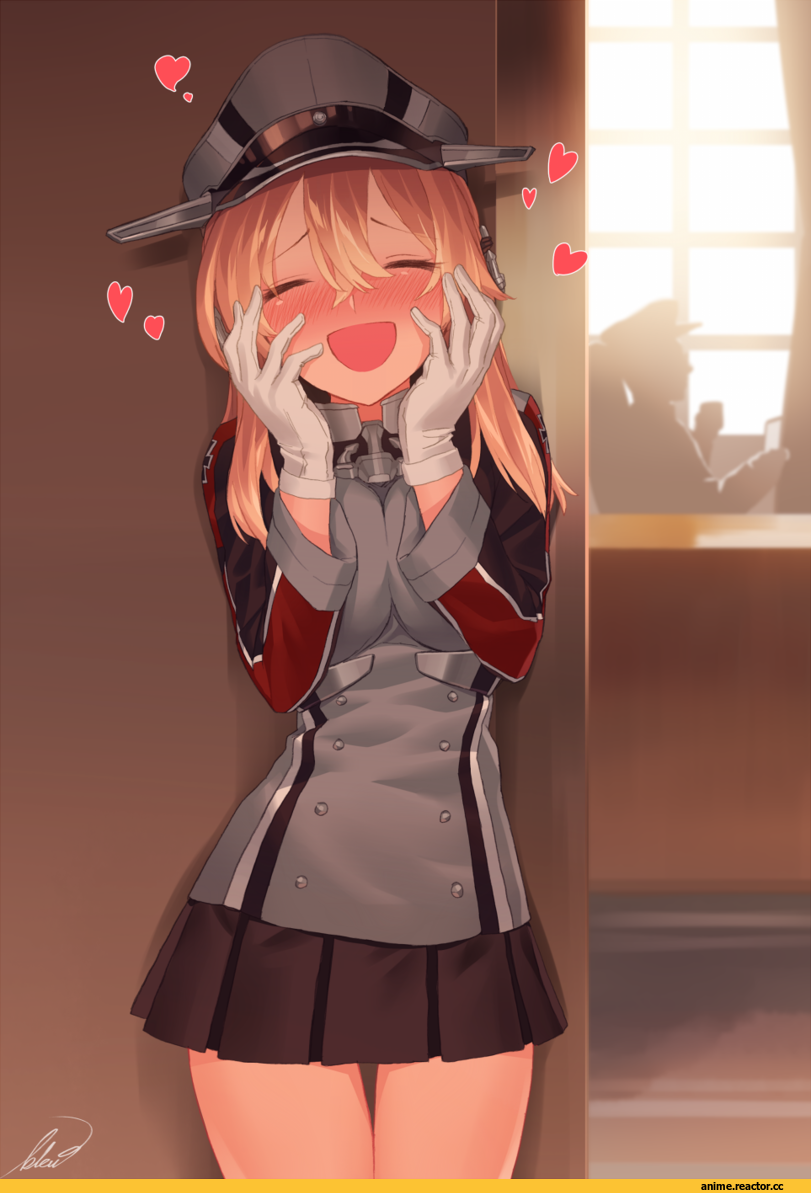 Prinz Eugen, Kantai Collection, Admiral (Kantai Collection), blew andwhite, Anime