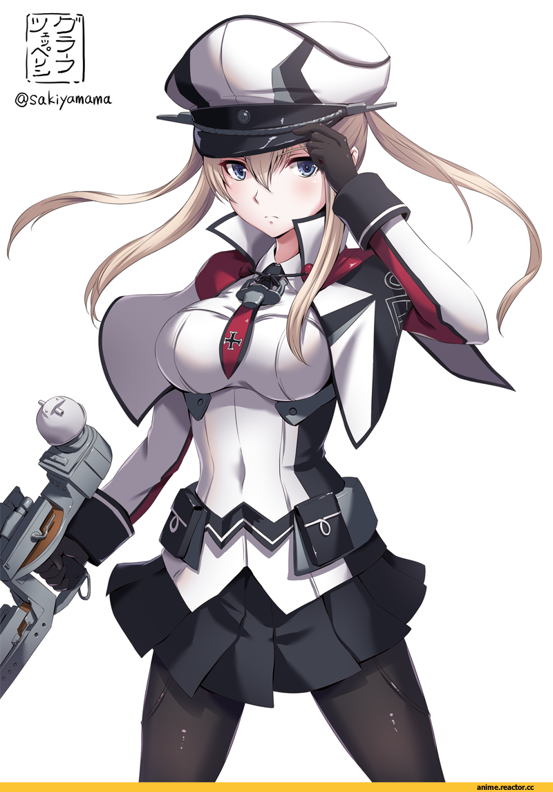Sakiyamama, Anime Art, Graf Zeppelin, Kantai Collection, Anime
