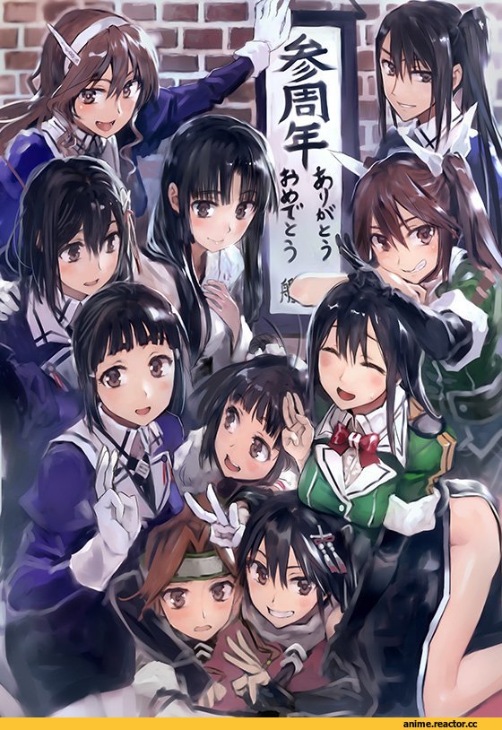 Ashigara (kantai collection), Nachi, Myoukou, Haguro, Chikuma (Kantai Collection), Tone (Kantai Collection), Naka (Kantai Collection), Sendai (Kantai Collection), Jintsuu (Kantai Collection), Shouhou, Anime, Anime Art, Kantai Collection, Bob (Biyonbiyon)