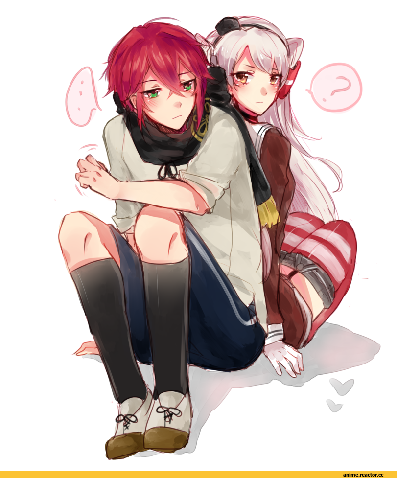 Touken Ranbu, Kantai Collection, Amatsukaze (Kantai Collection), Shinano Toushirou, flora blossom, Anime