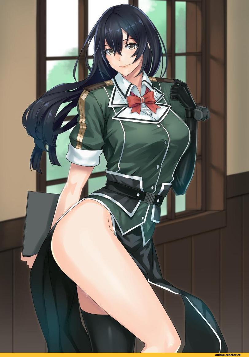 damegane, Chikuma (Kantai Collection), Kantai Collection, Anime