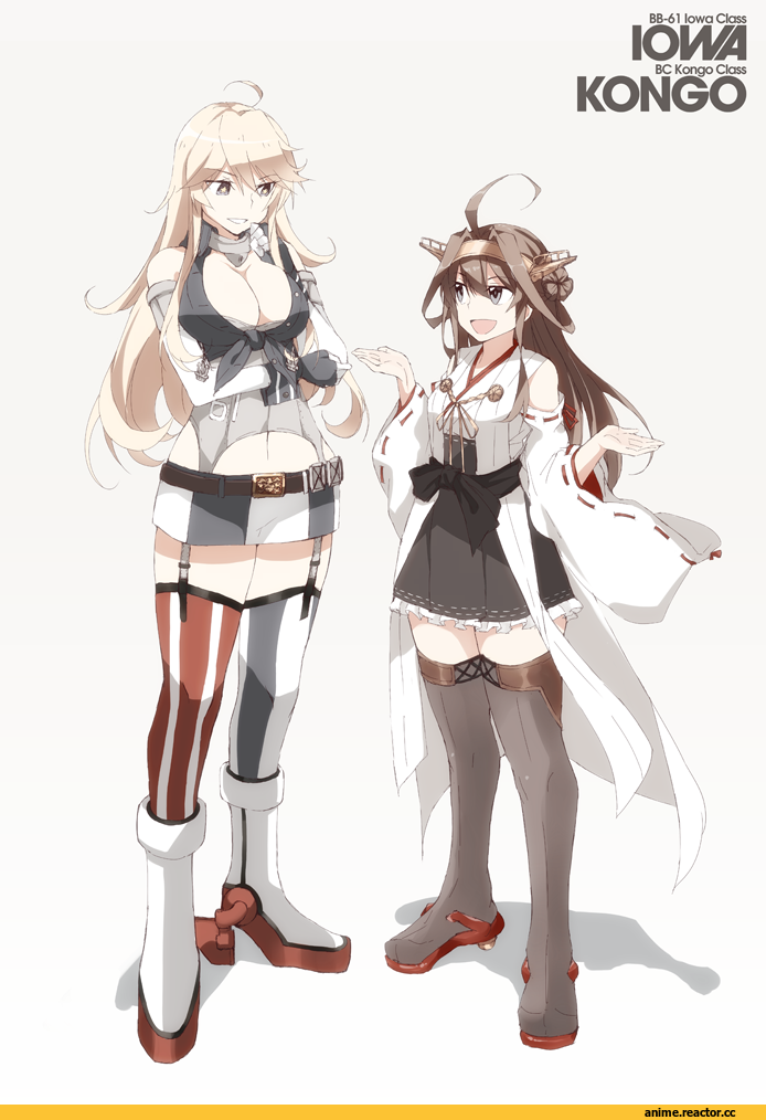 Souji, Iowa (Kantai Collection), Kantai Collection, Kongou (Kantai Collection), Anime