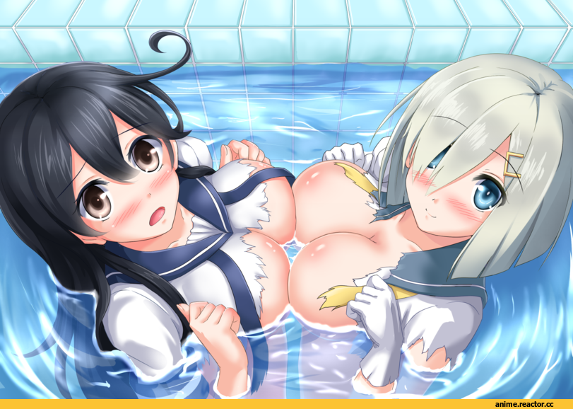 Anime Ero, kyamu (qqea92z9n), Ushio (Kantai Collection), Kantai Collection, Hamakaze (Kantai Collection), Anime Ero Swim, Anime